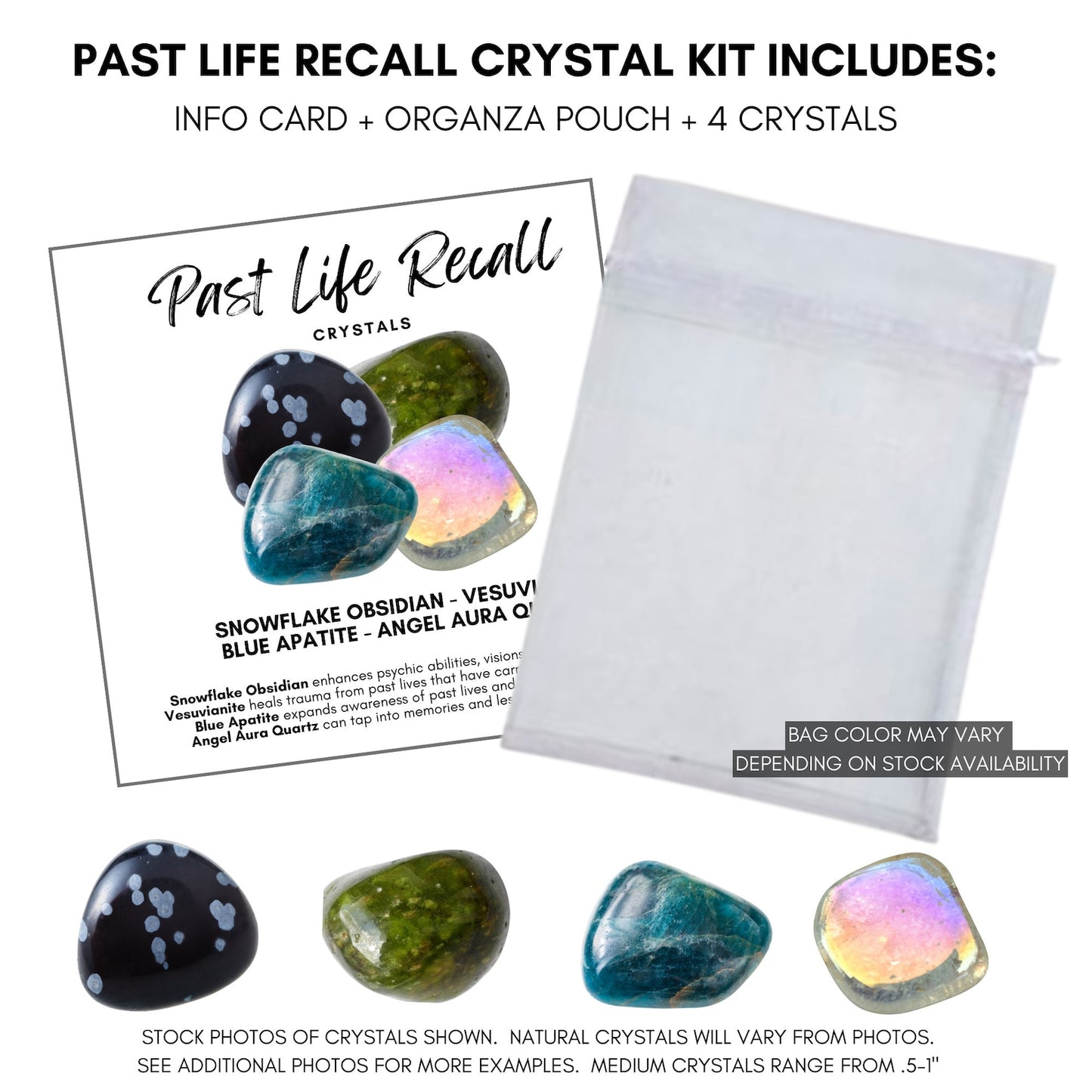 Past Life Recall Crystal Kit