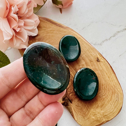 Bloodstone Worry Stone