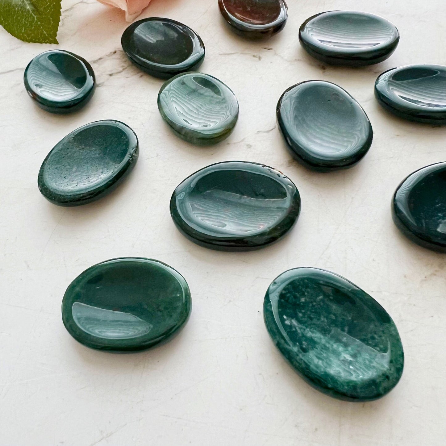 Bloodstone Worry Stone