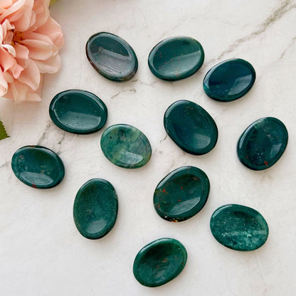 Bloodstone Worry Stone