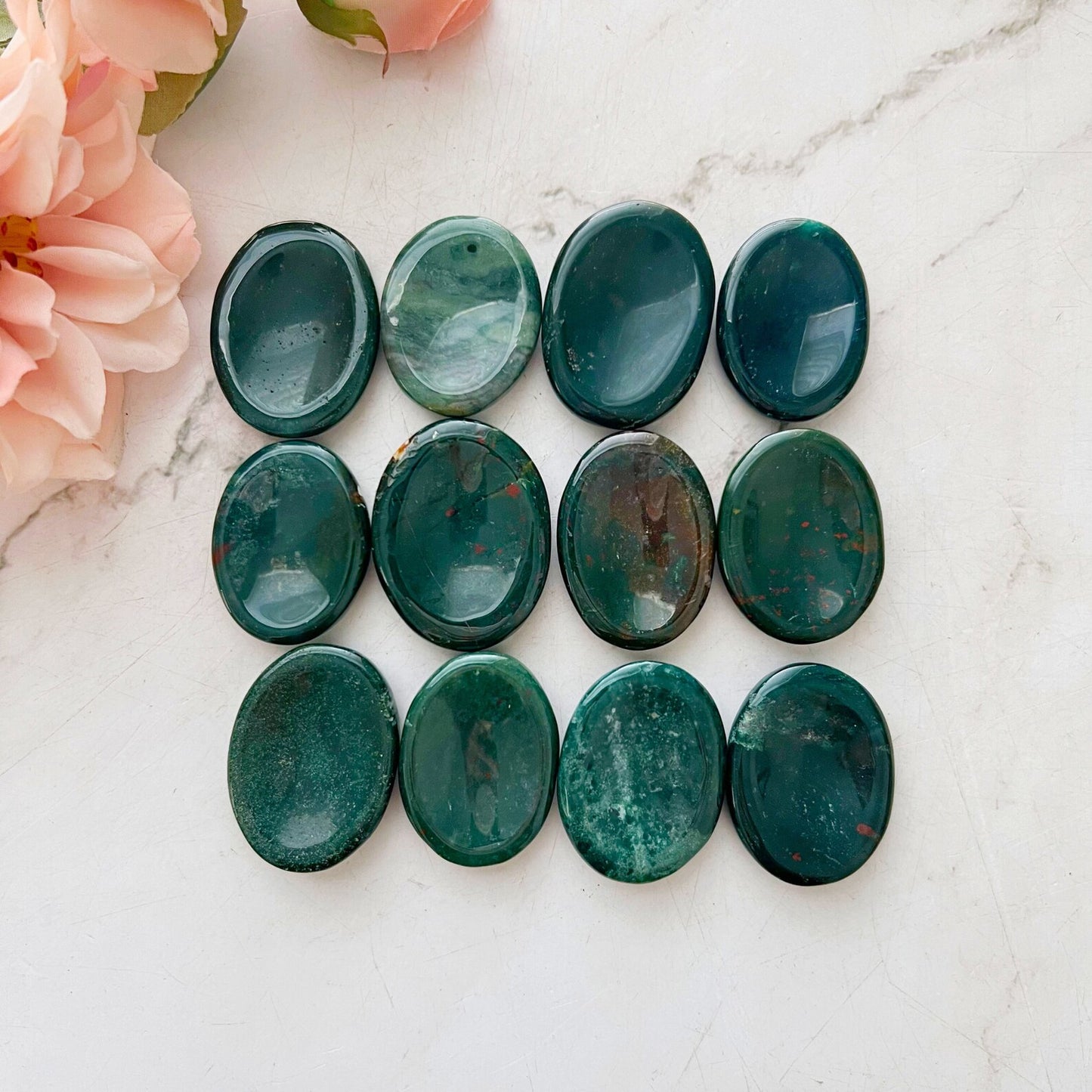 Bloodstone Worry Stone