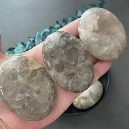 Smoky Quartz Palm Stones