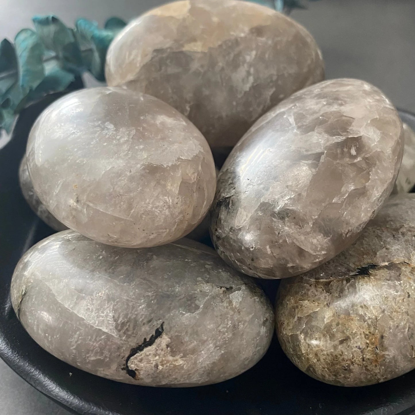 Smoky Quartz Palm Stones