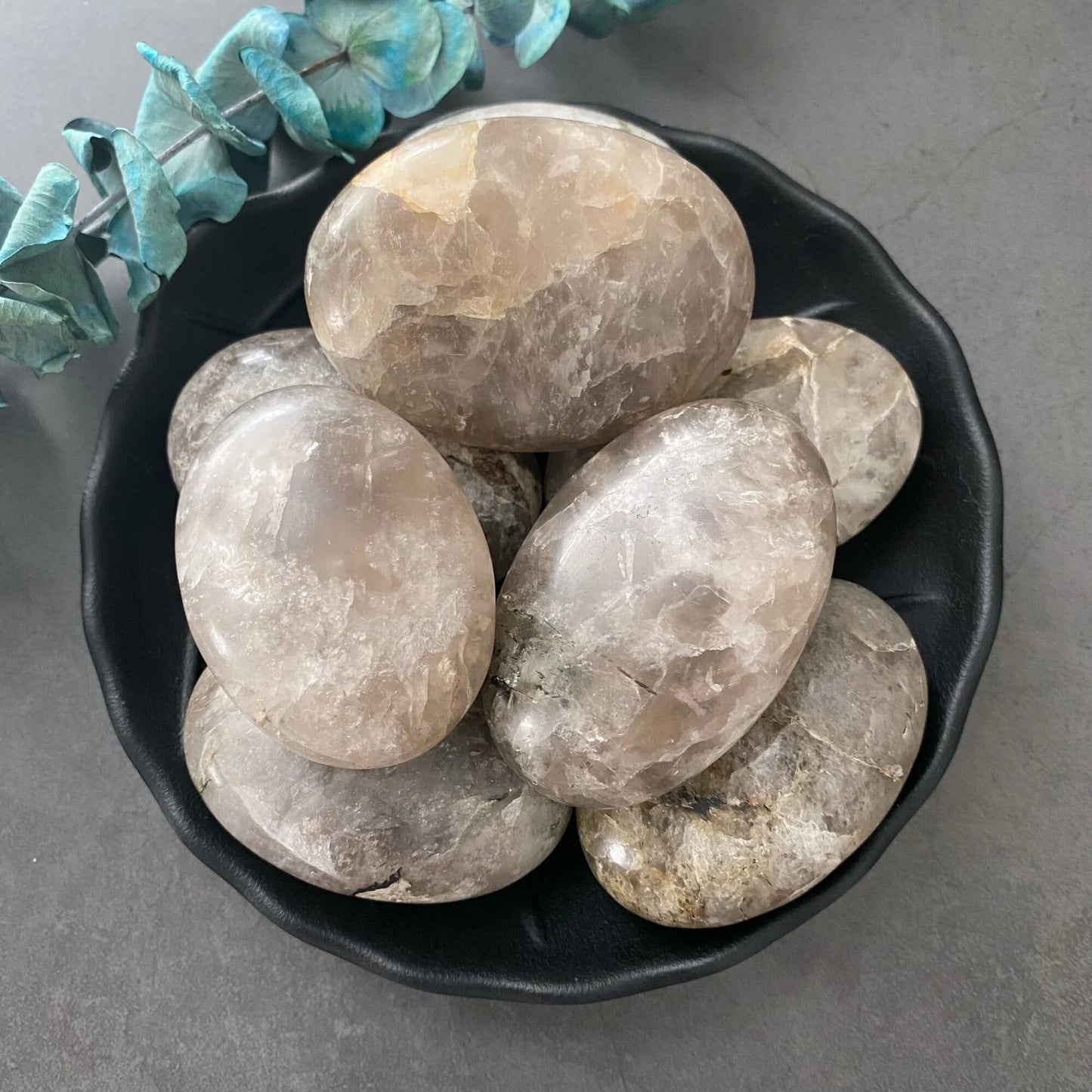 Smoky Quartz Palm Stones