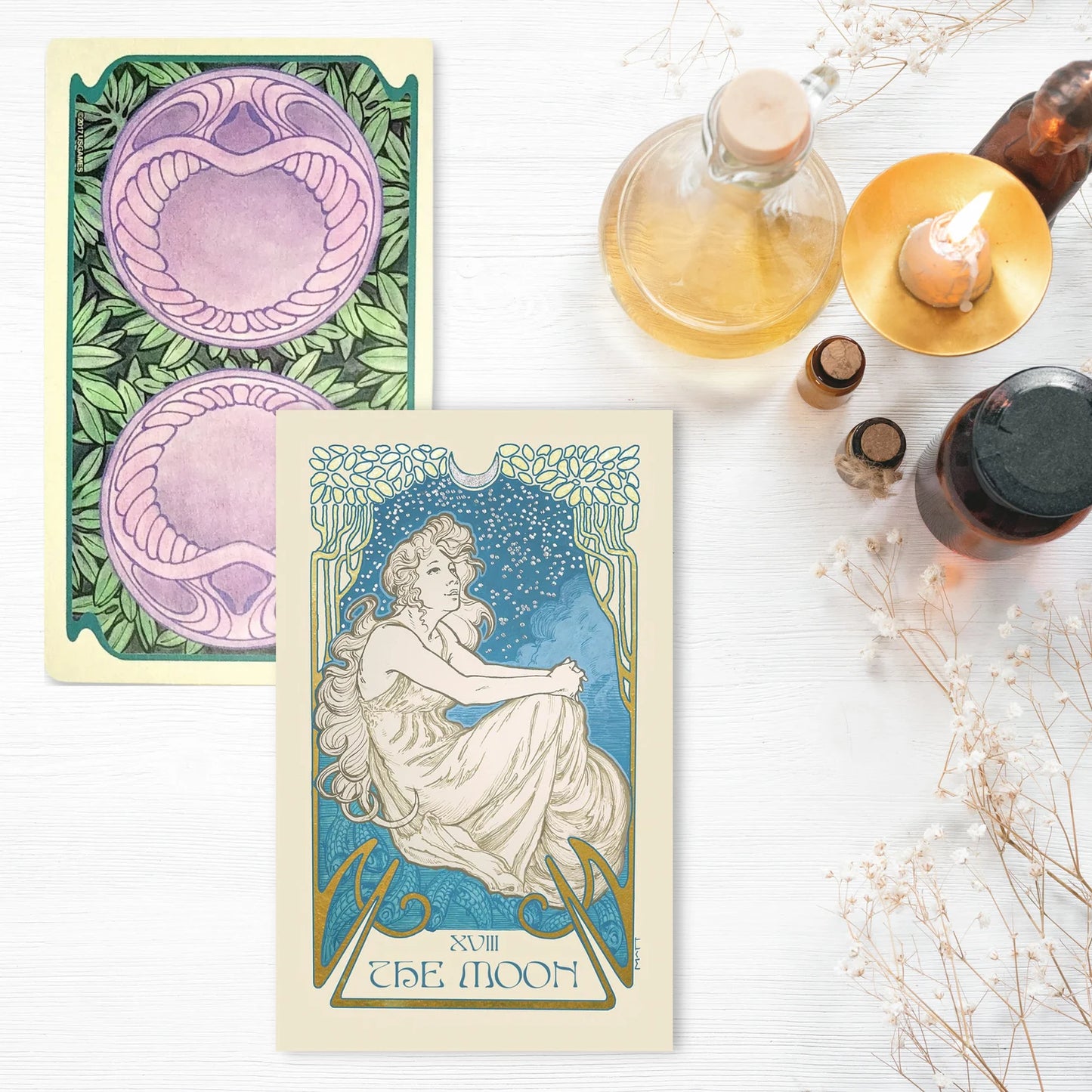 Ethereal Visions: Illuminated Tarot