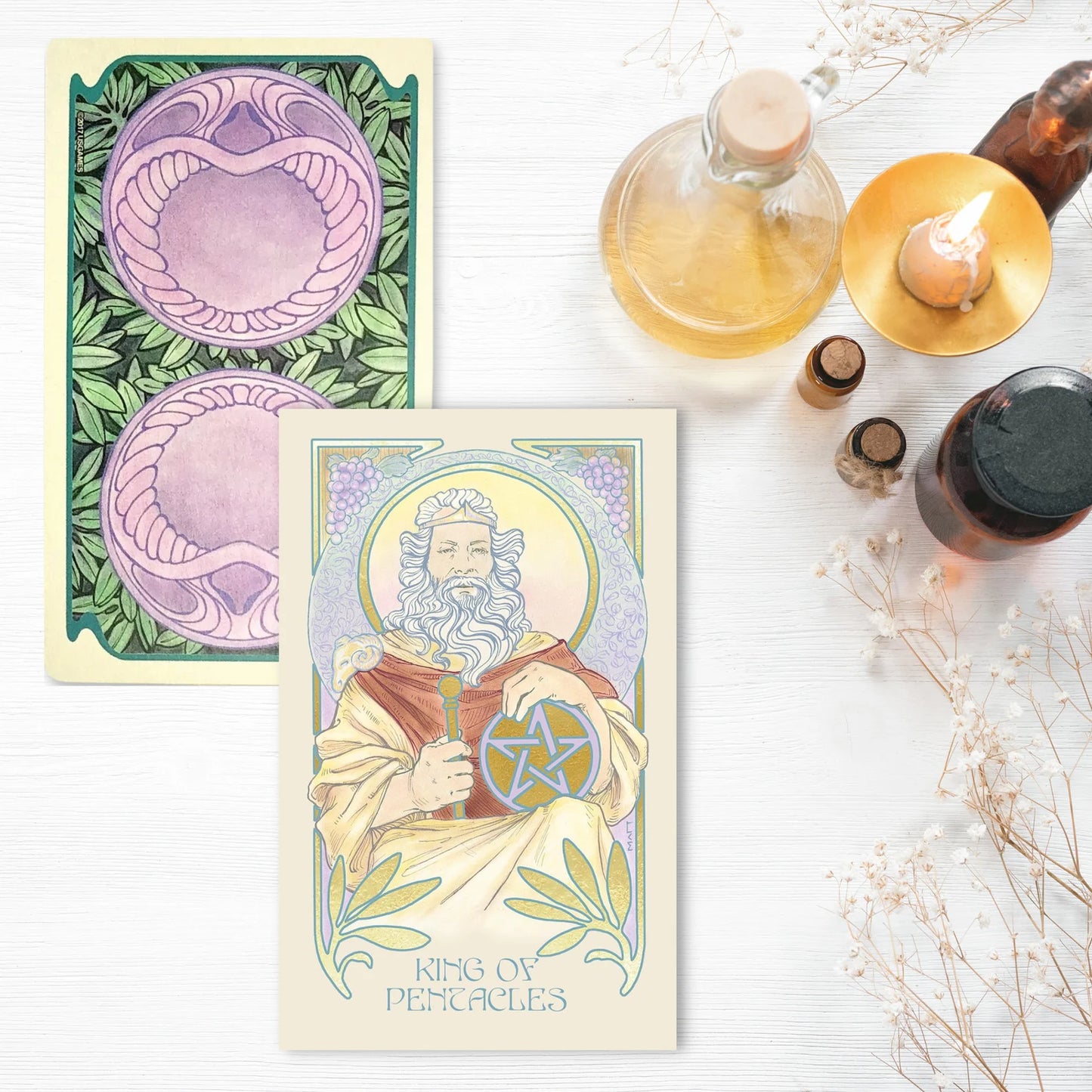 Ethereal Visions: Illuminated Tarot