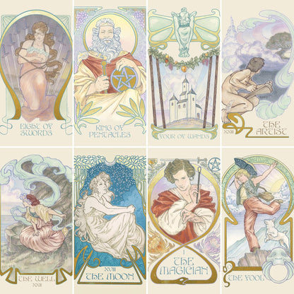 Ethereal Visions: Illuminated Tarot