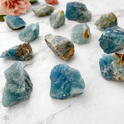 Raw Blue Onyx Stones