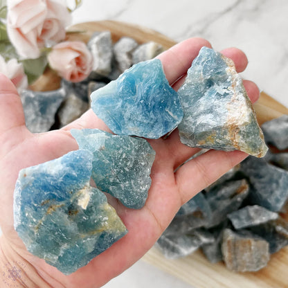 Raw Blue Onyx Stones