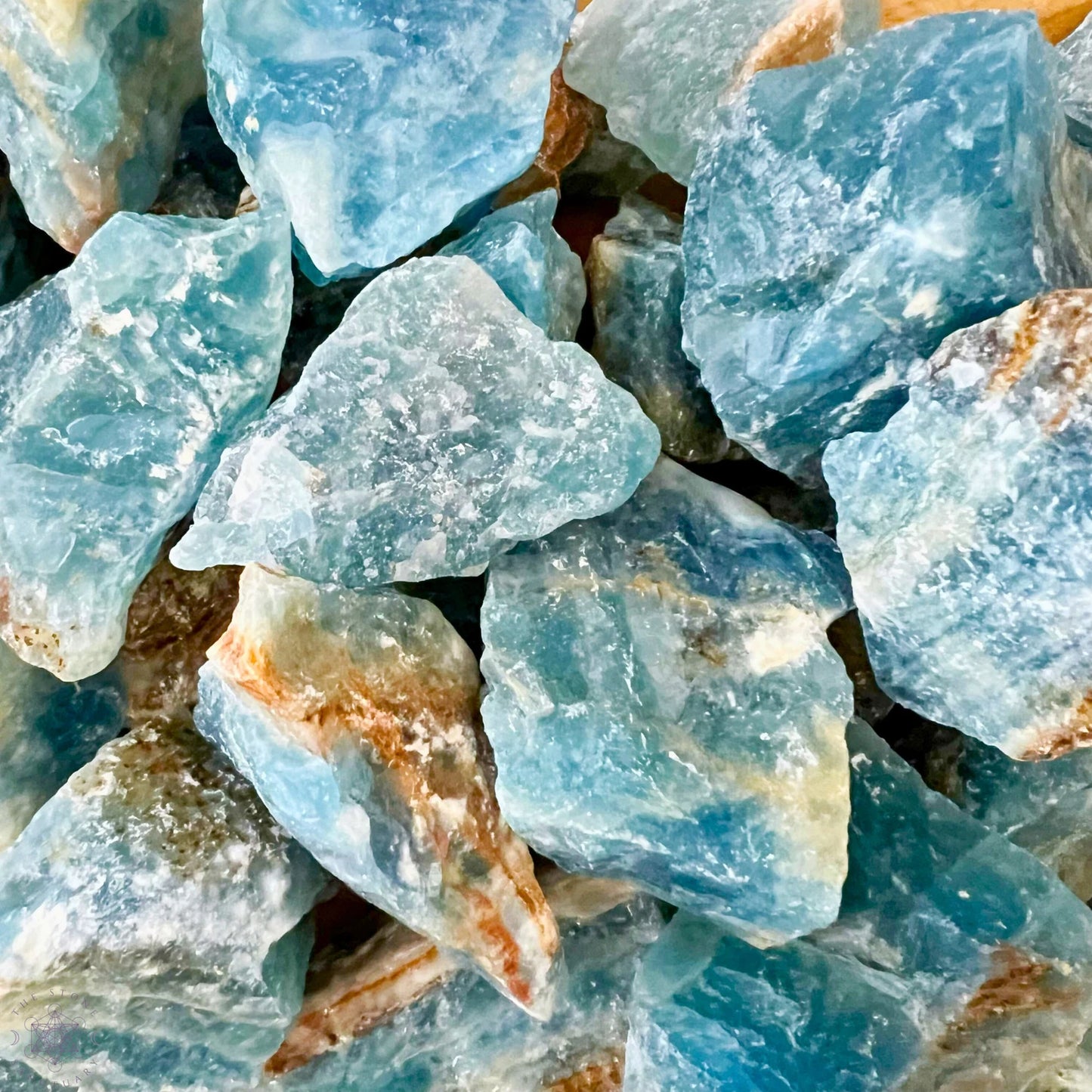 Raw Blue Onyx Stones