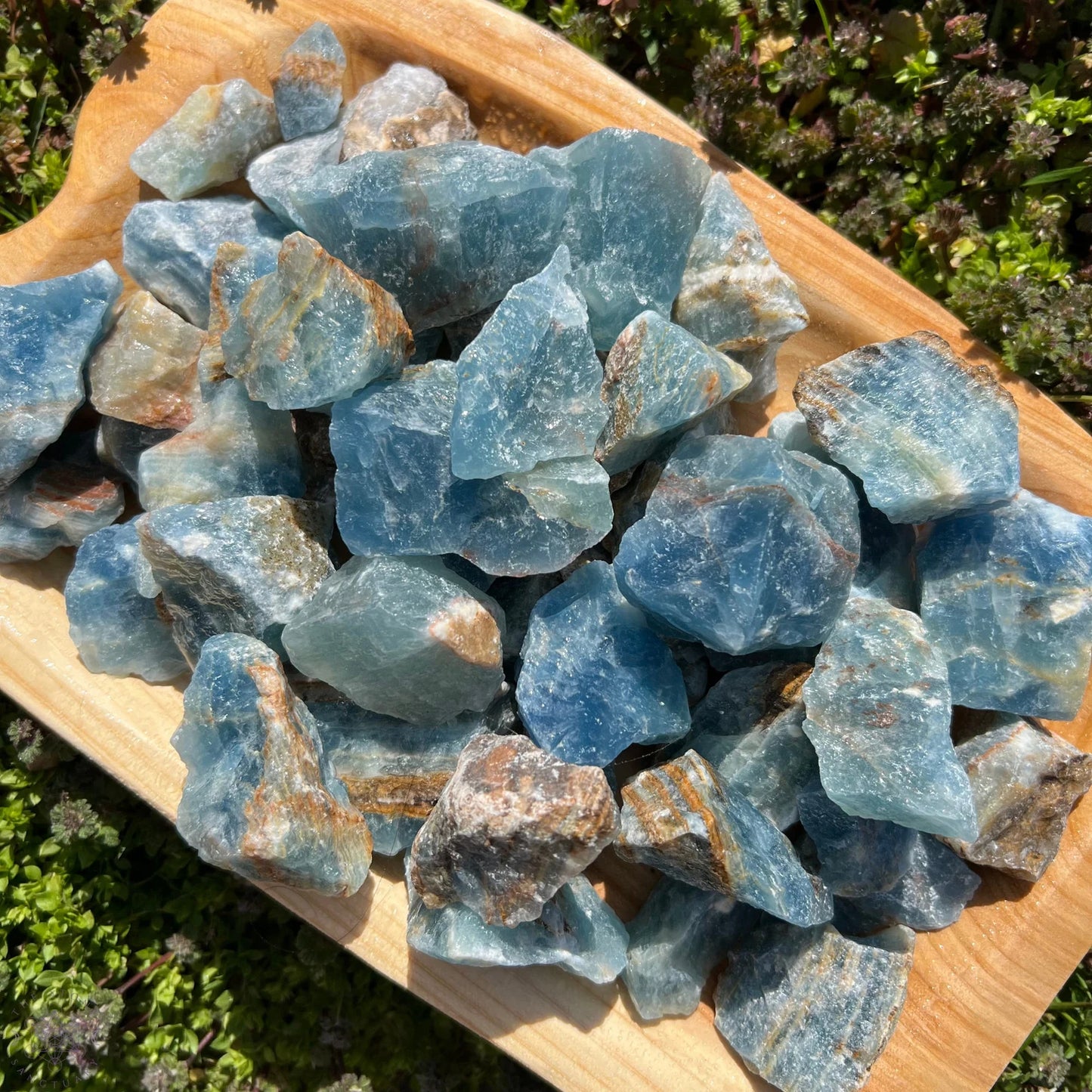 Raw Blue Onyx Stones