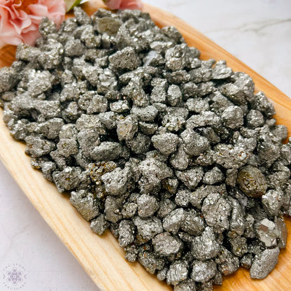 12-18mm Pyrite Crystal Chips