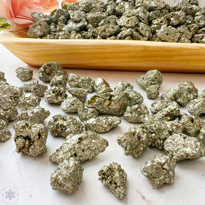 12-18mm Pyrite Crystal Chips