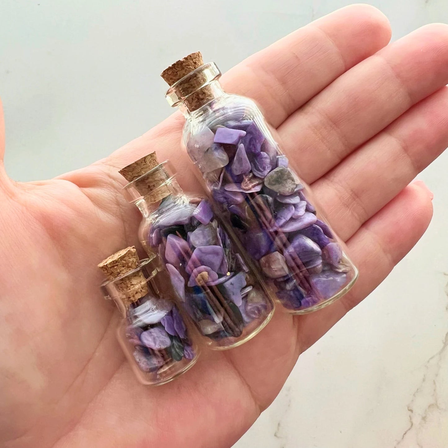 Charoite Crystal Chips