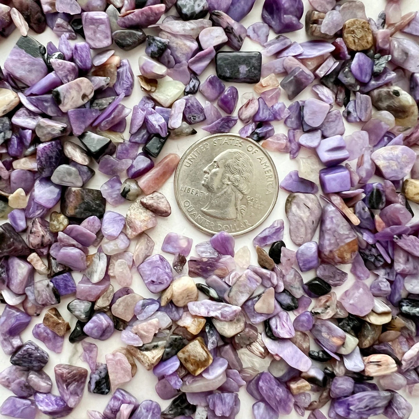 Charoite Crystal Chips