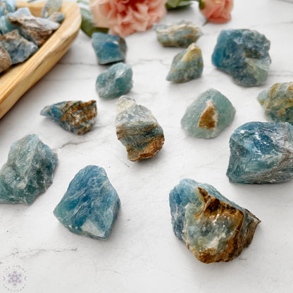 Raw Blue Onyx Stones