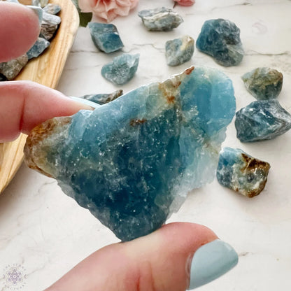 Raw Blue Onyx Stones