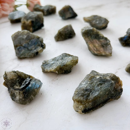 Raw Labradorite Stones