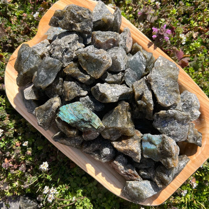 Raw Labradorite Stones