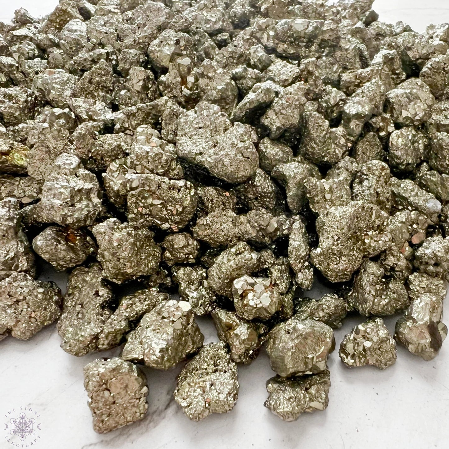 12-18mm Pyrite Crystal Chips