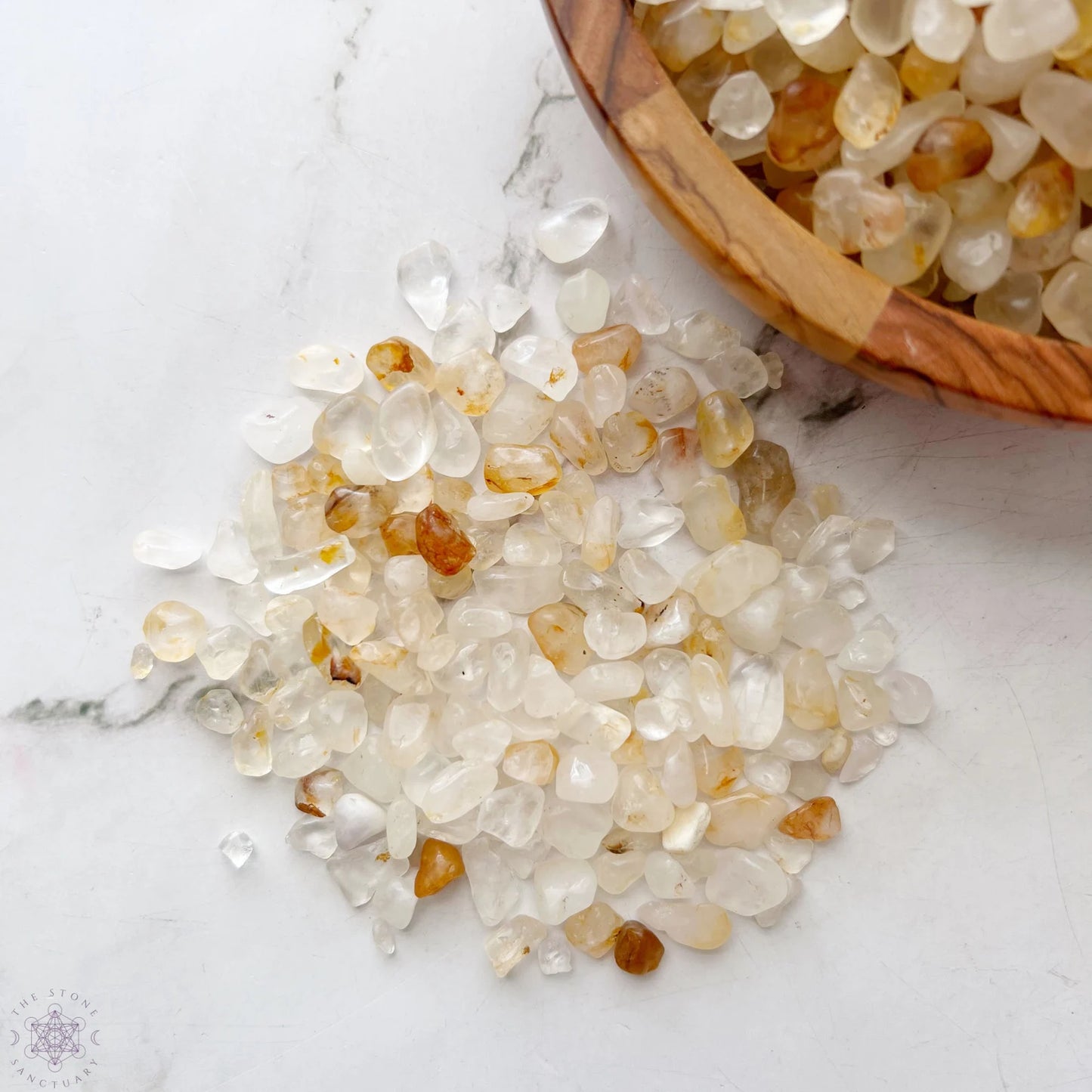 Golden Healer Quartz Crystal Chips