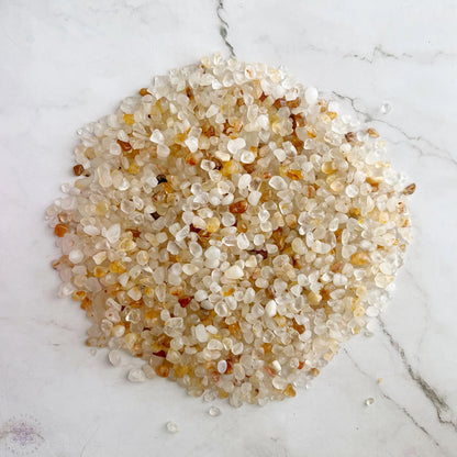 Golden Healer Quartz Crystal Chips