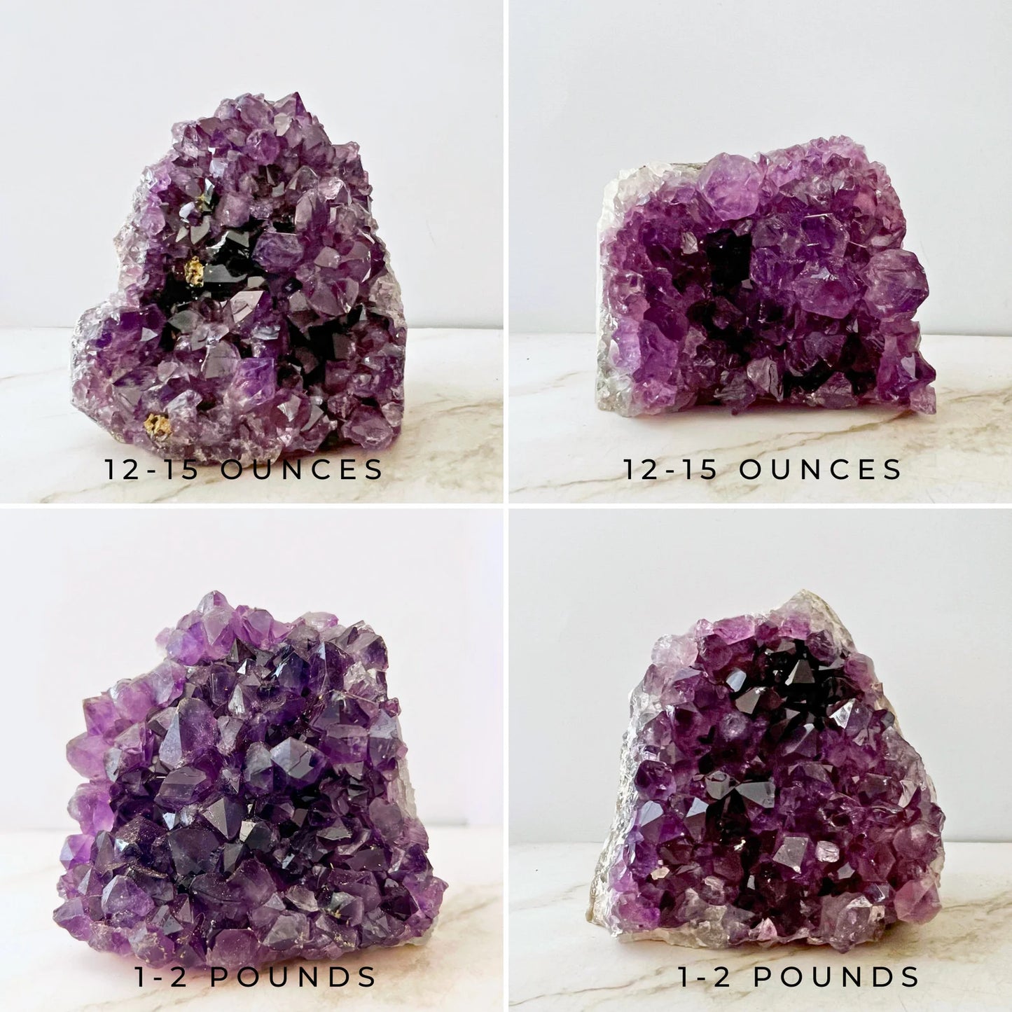 Large Amethyst Clusters (Cut Base)