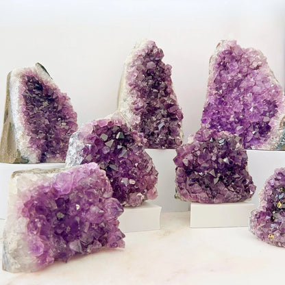 Large Amethyst Clusters (Cut Base)