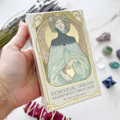 Ethereal Visions: Illuminated Tarot