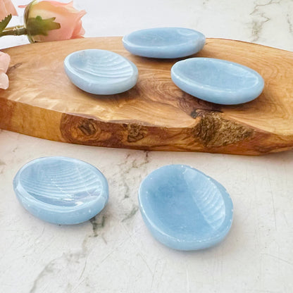 Angelite Worry Stone