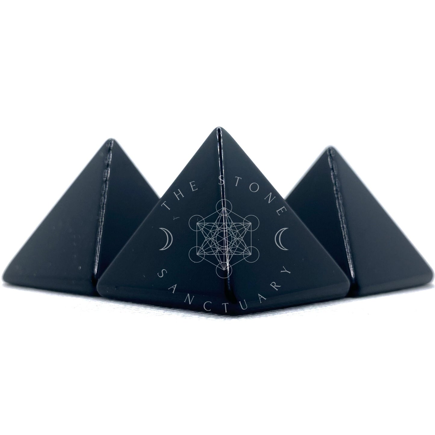 1" Mini Obsidian Pyramid