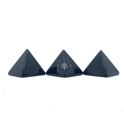 1" Mini Obsidian Pyramid