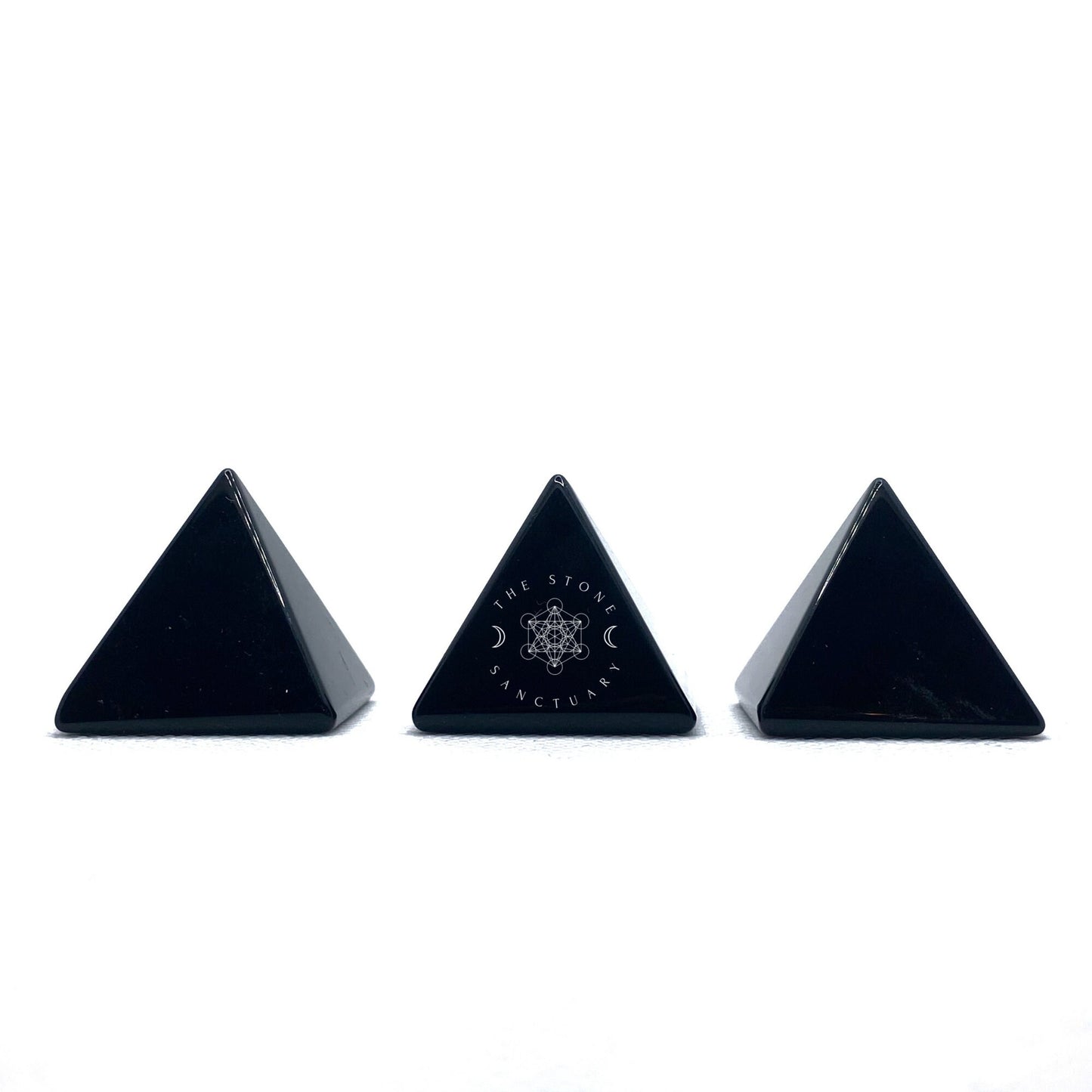 1" Mini Obsidian Pyramid