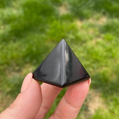 1" Mini Obsidian Pyramid