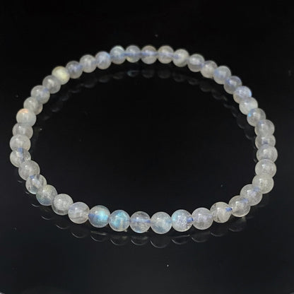 4mm Labradorite Beaded Bracelet