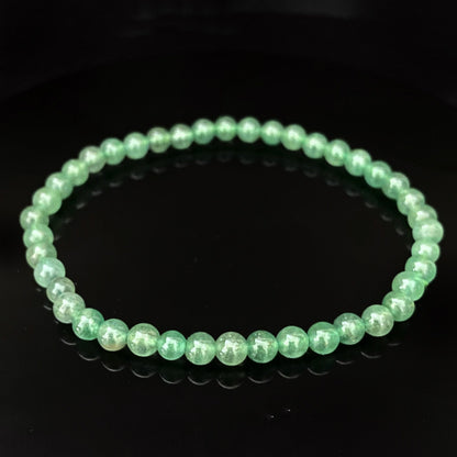 4mm Green Aventurine Beaded Bracelet