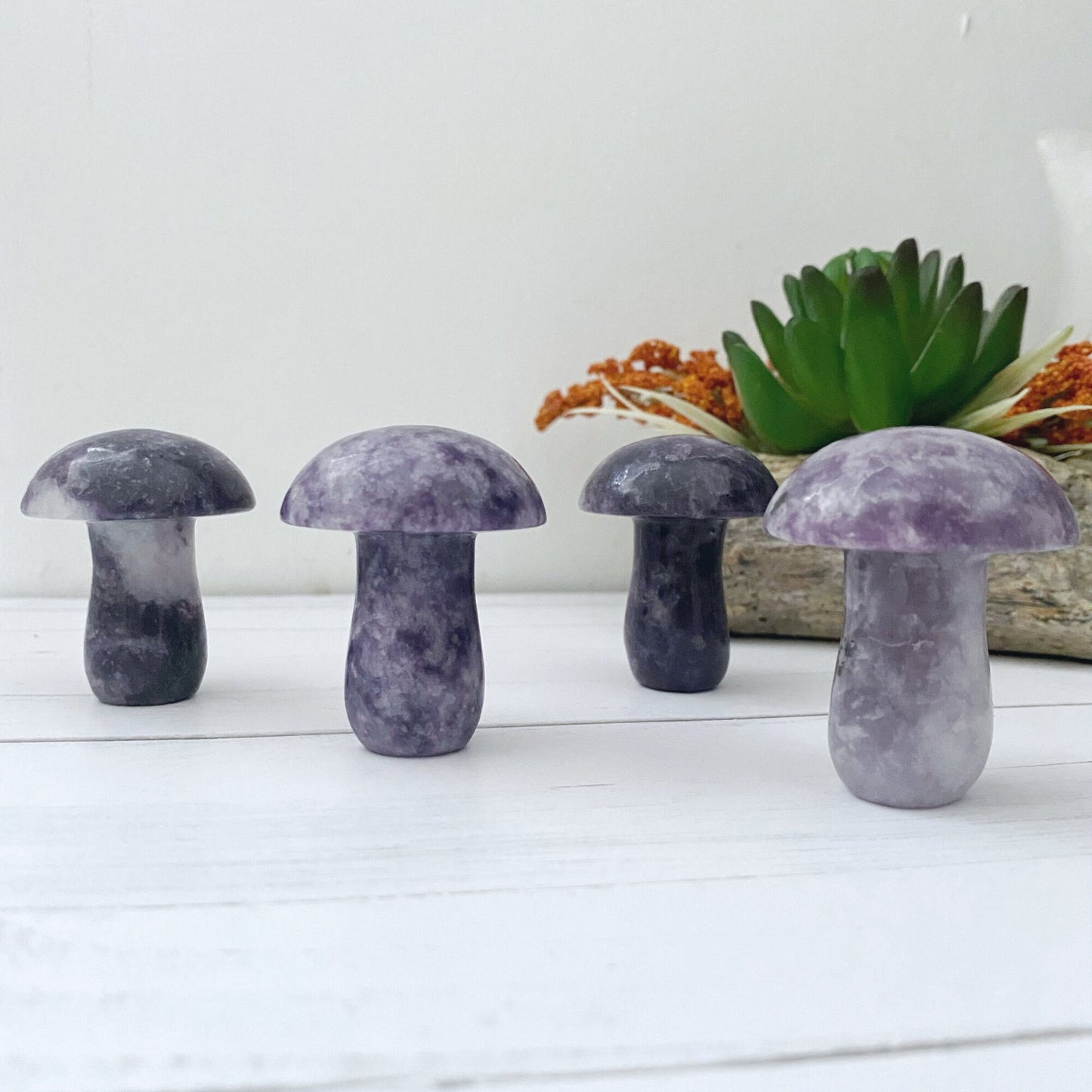 2" Lepidolite Mushroom Massager