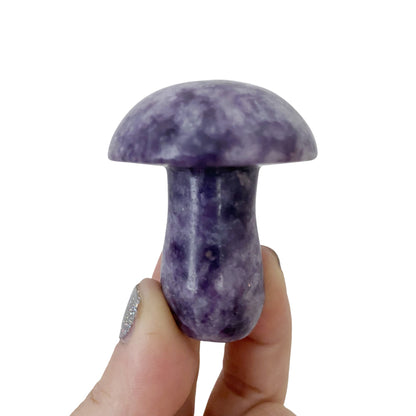 2" Lepidolite Mushroom Massager