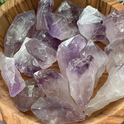 1-2" Raw Amethyst Points