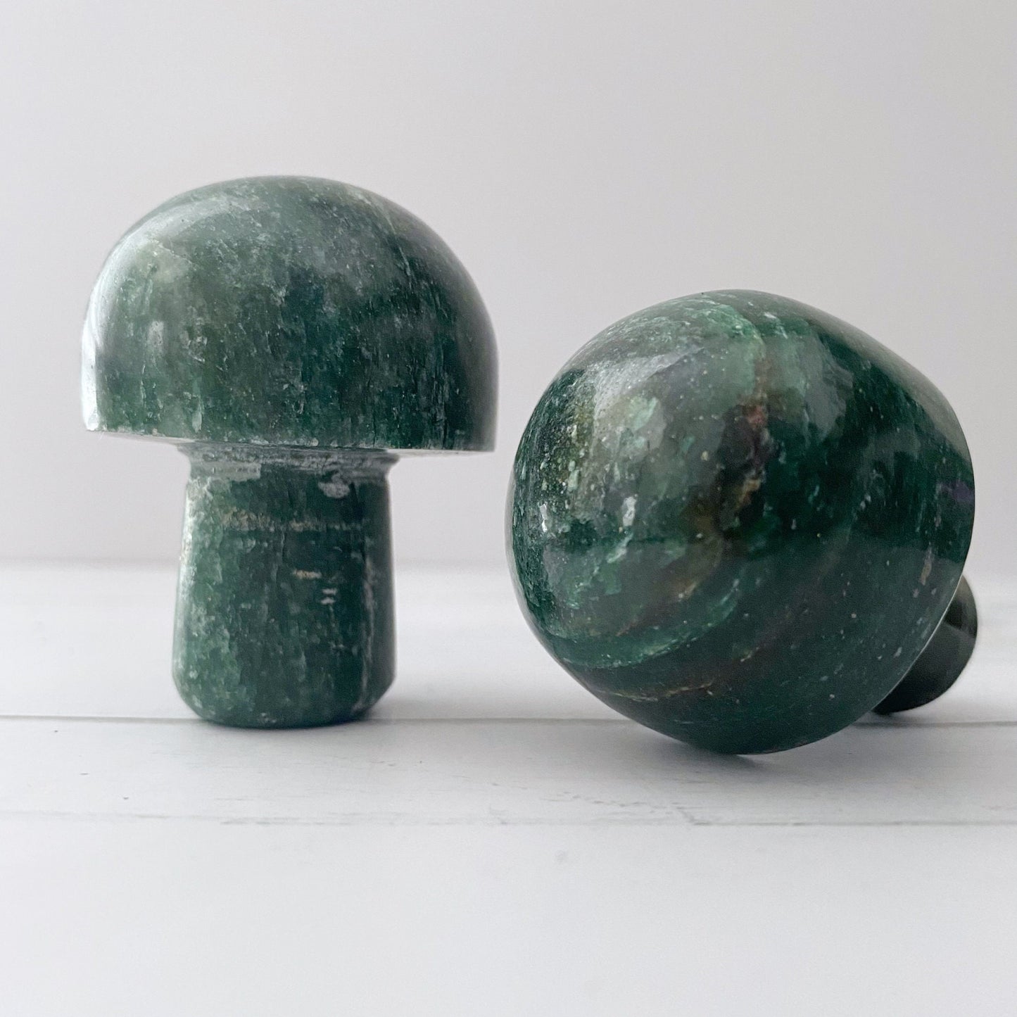 2" Green Aventurine Mushroom Massager