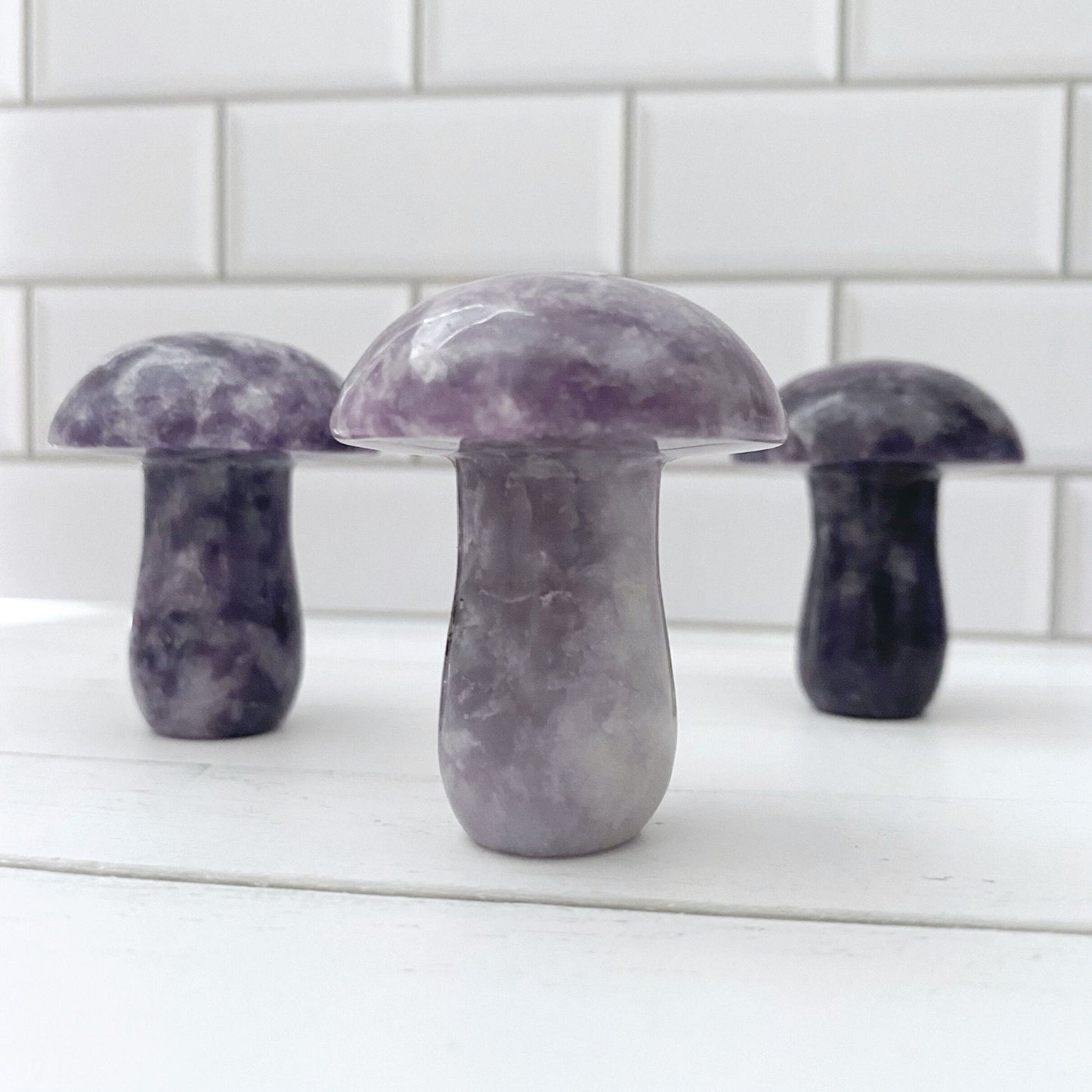 2" Lepidolite Mushroom Massager