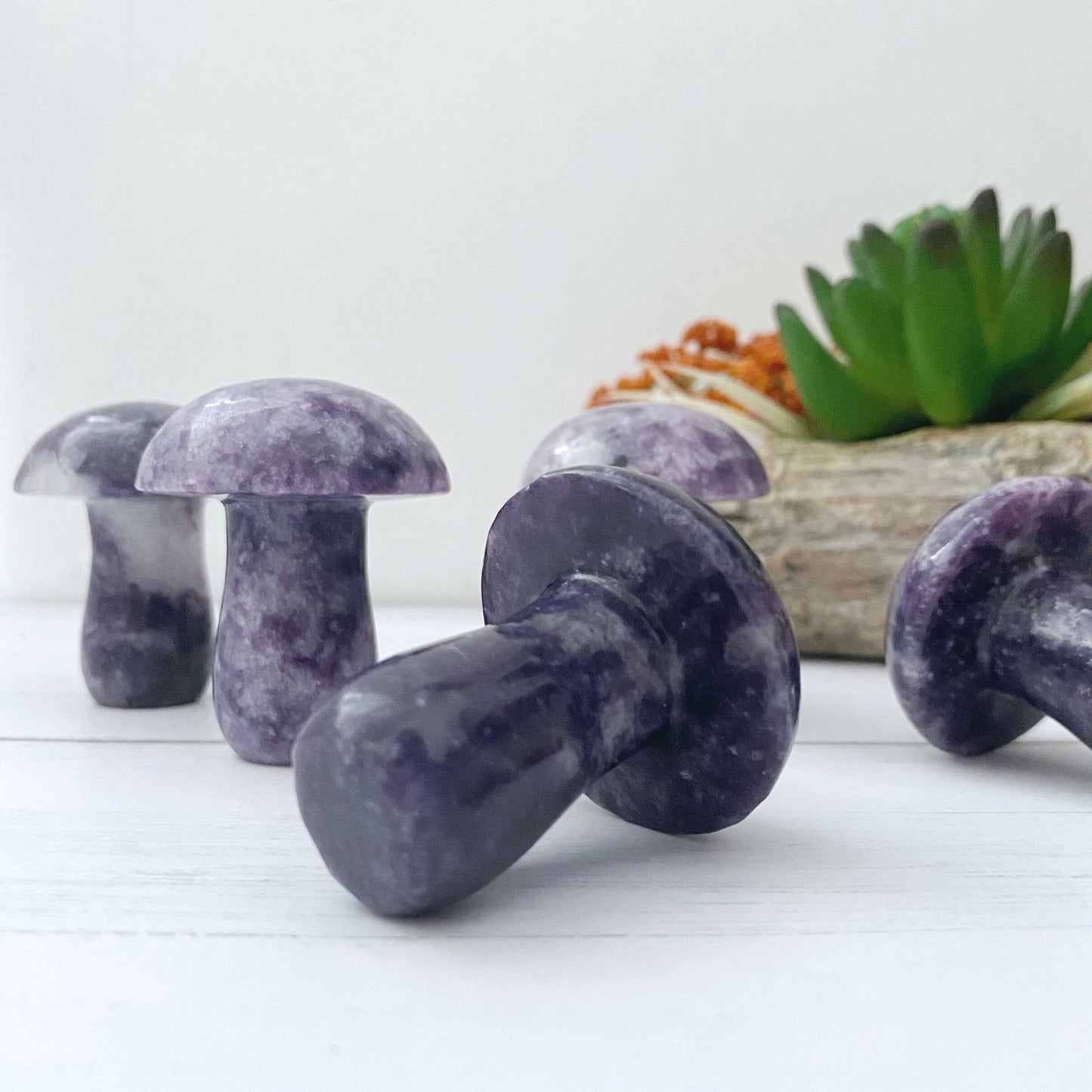 2" Lepidolite Mushroom Massager