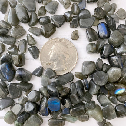 Labradorite Crystal Chips