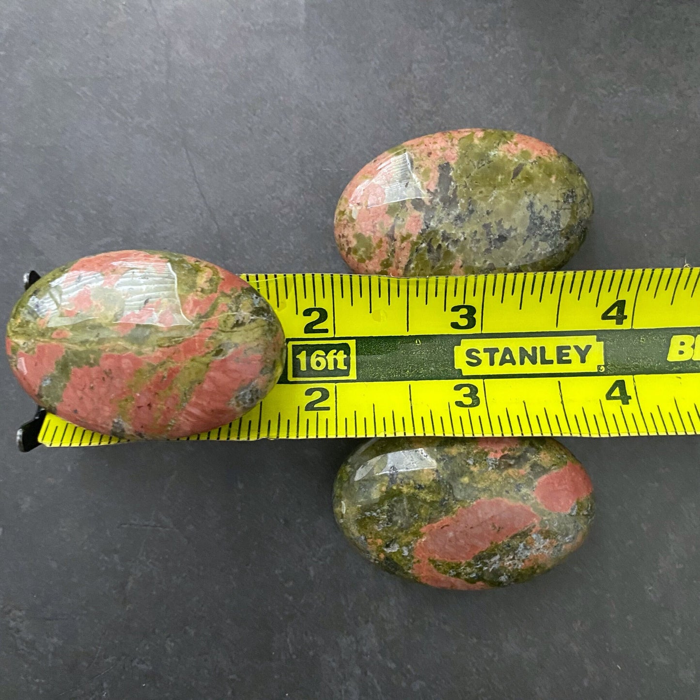 Unakite Palm Stone