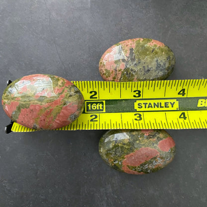 Unakite Palm Stone