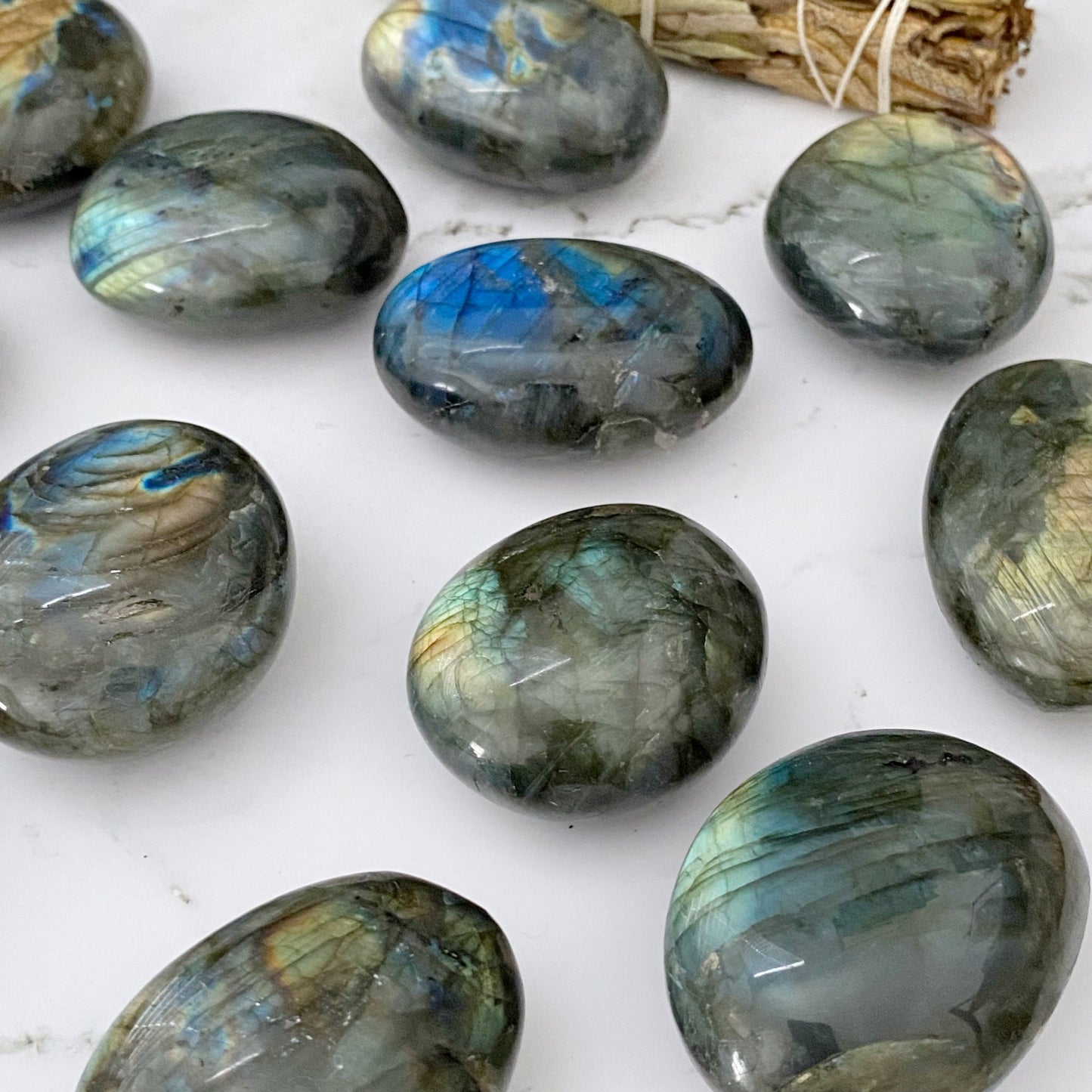 2.5" Labradorite Palm Stone