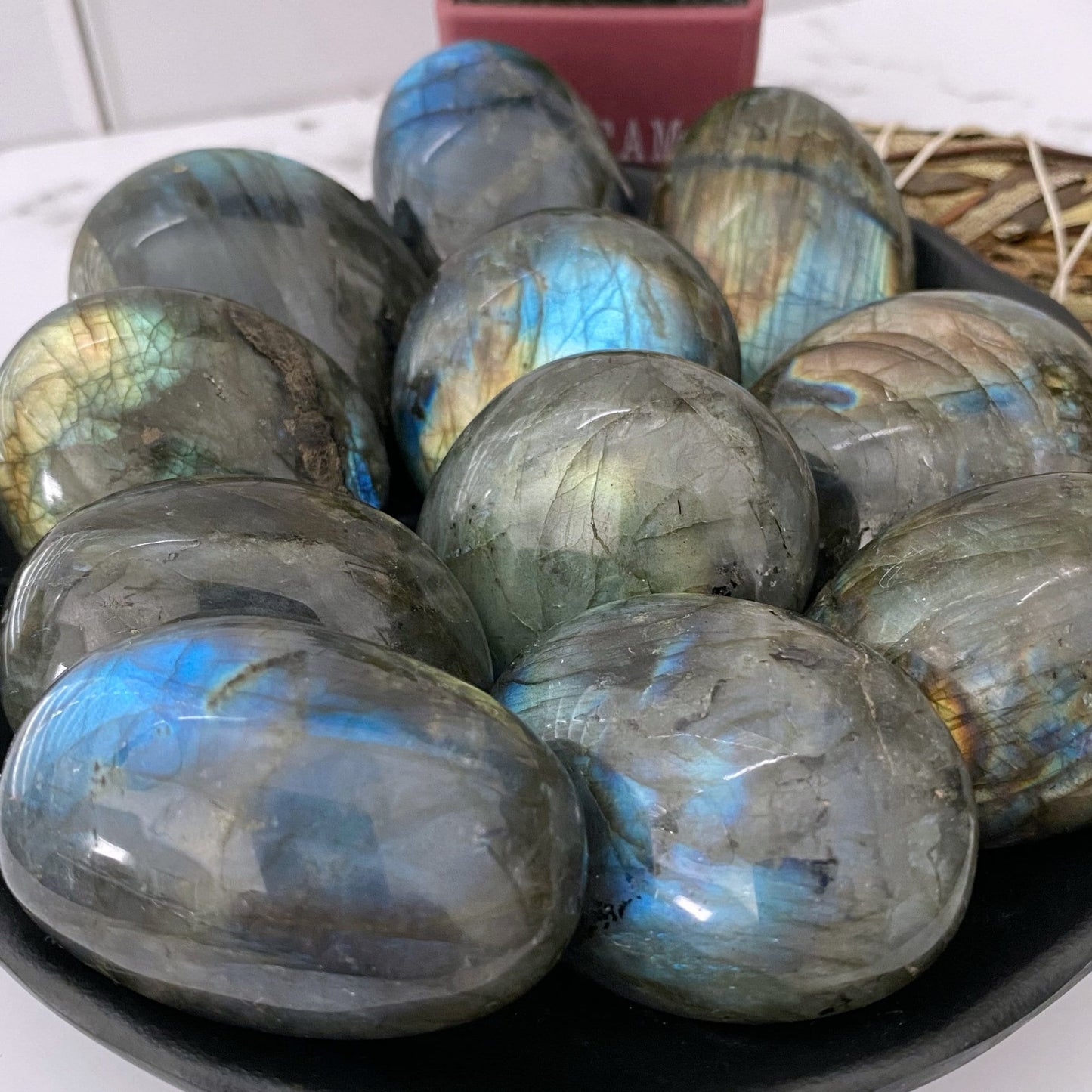 2.5" Labradorite Palm Stone