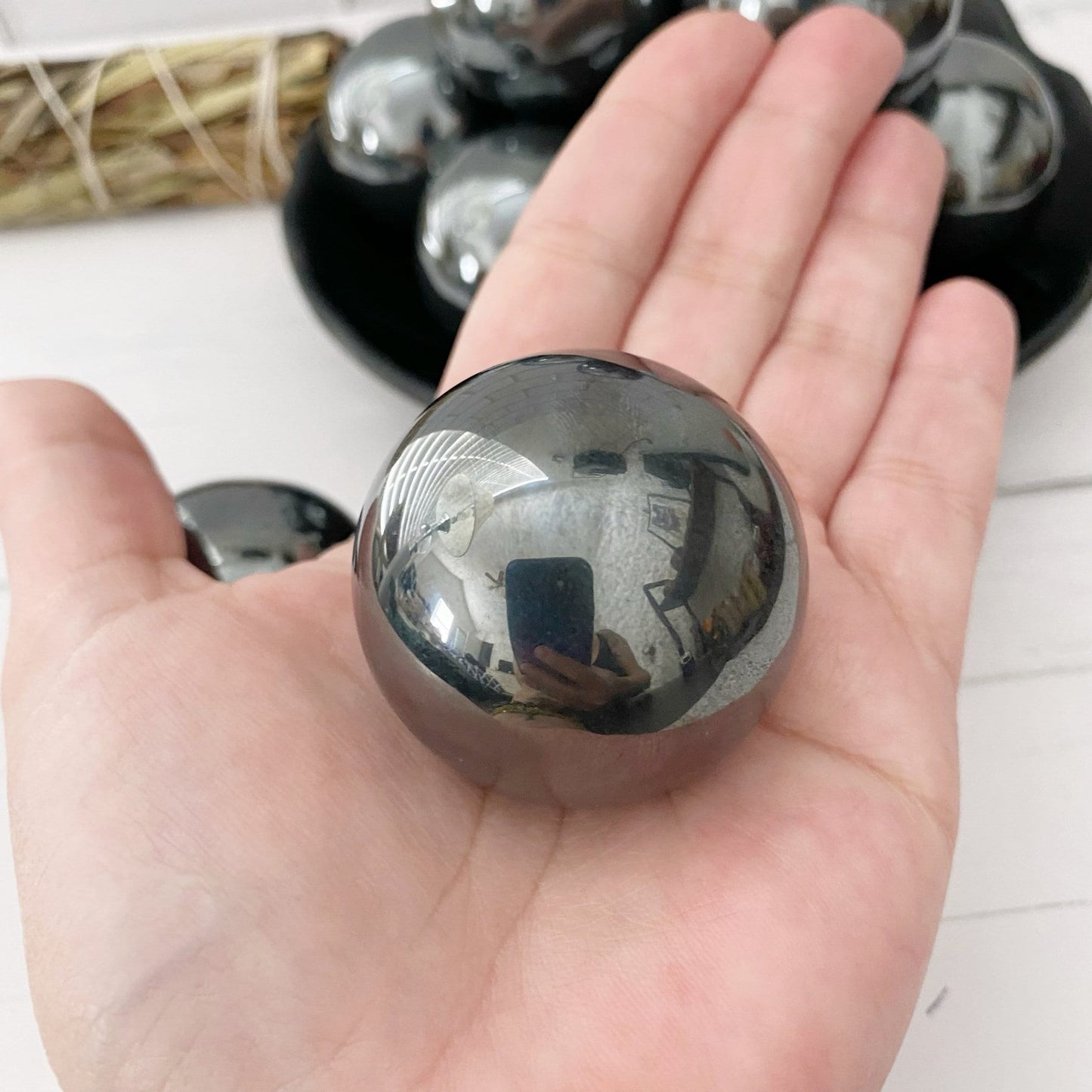 40mm Hematite Sphere