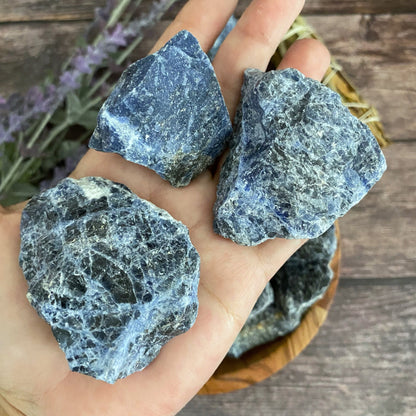 Raw Sodalite Stones