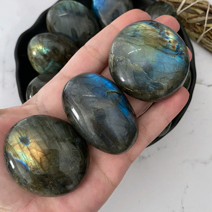 2.5" Labradorite Palm Stone